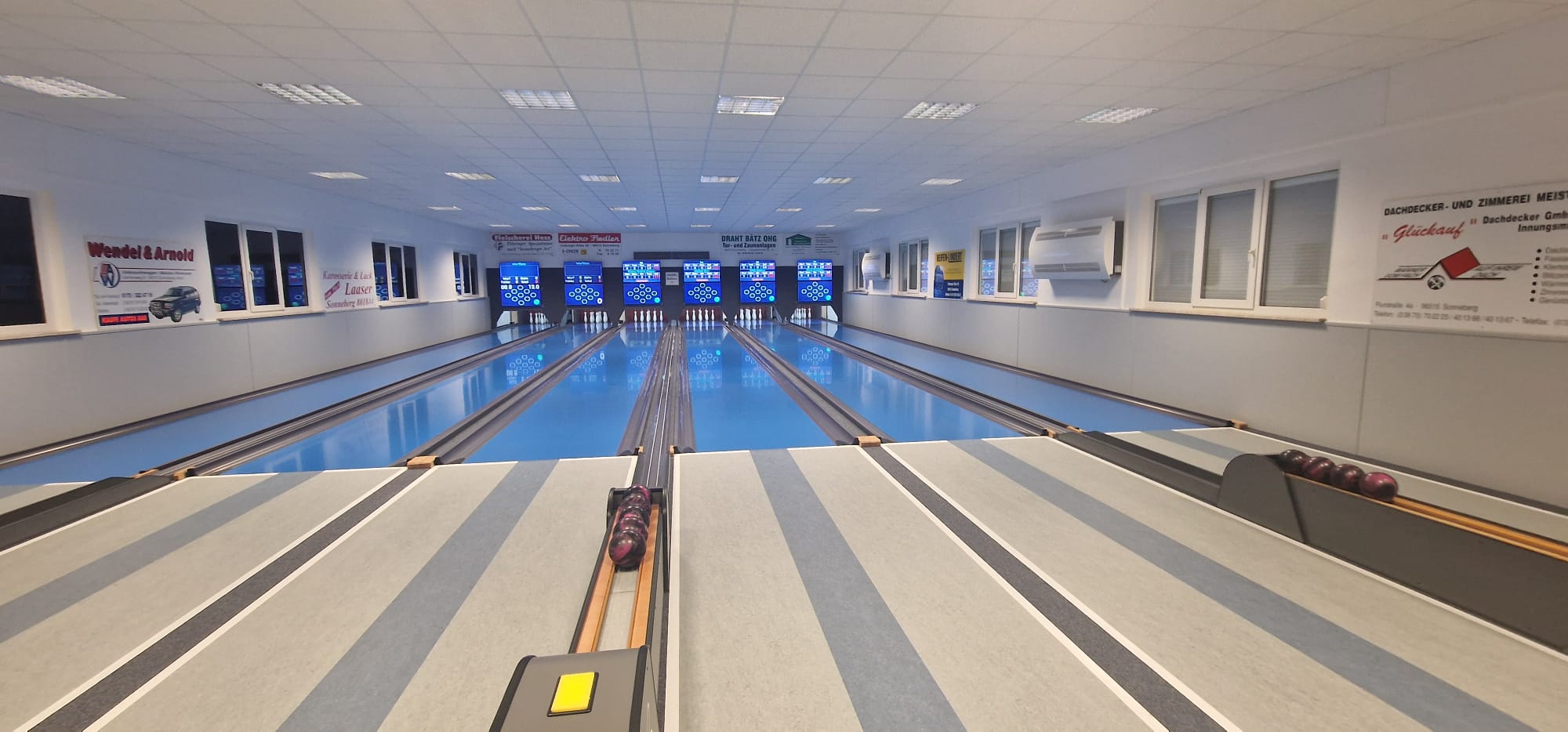 Gesamtansicht Kegelbahn